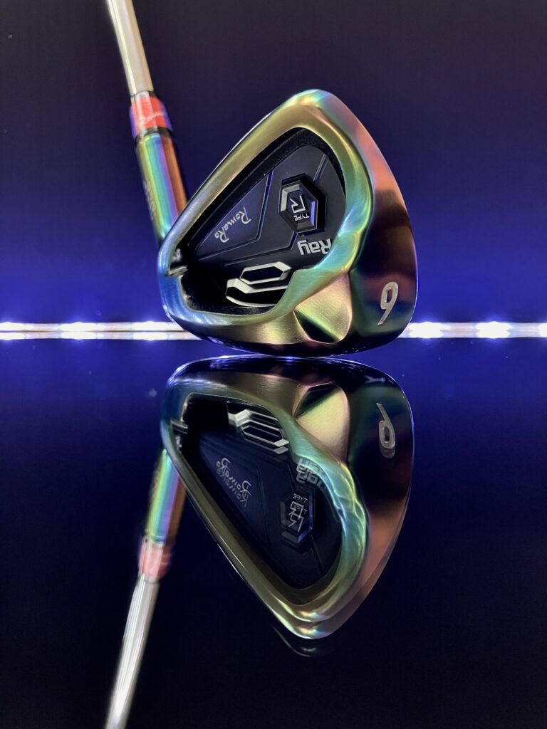 ロマロ限定生産ヘッドが凄い！ロマロ タイプR PLUS アイアン　オーロラ仕上げ