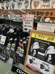 【レフティ朗報】憧れの三浦技研も！試打＆フィッティング受付中！