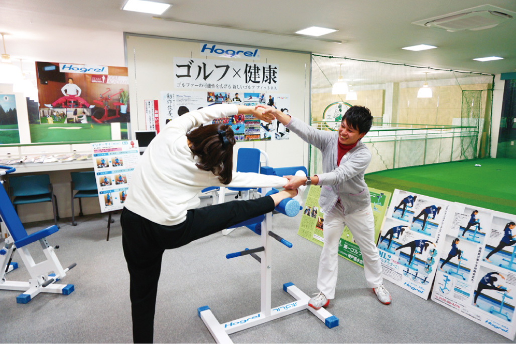 高性能スイング解析機・トレー二ング機器設置